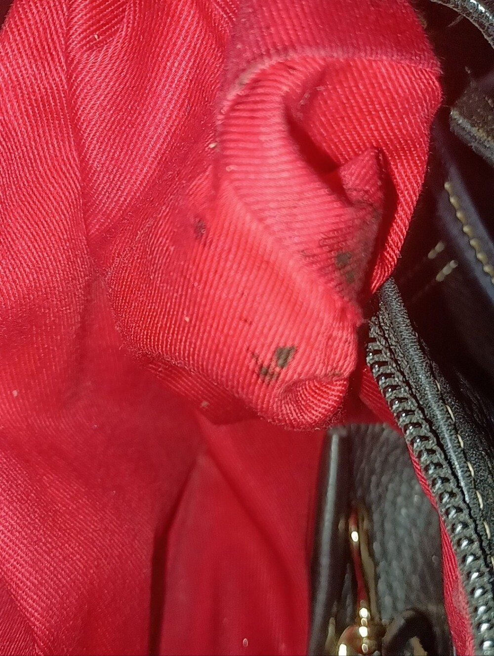 Dooney & Bourke Black Leather Shoulder Bag - Picture 7 of 8
